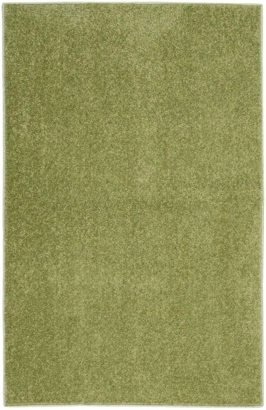 2' X 4' Green Non Skid Indoor Outdoor Runner Rug - Homeroots - Flyclothing LLC