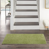 2' X 4' Green Non Skid Indoor Outdoor Runner Rug - Homeroots - Flyclothing LLC
