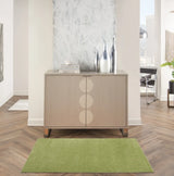 3' X 5' Green Non Skid Indoor Outdoor Area Rug - Homeroots - Flyclothing LLC
