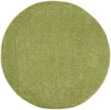 4' X 4' Green Round Non Skid Indoor Outdoor Area Rug - Homeroots - Flyclothing LLC