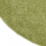 4' X 4' Green Round Non Skid Indoor Outdoor Area Rug - Homeroots