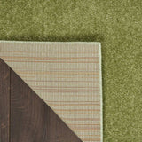 5' X 5' Green Square Non Skid Indoor Outdoor Area Rug - Homeroots - Flyclothing LLC