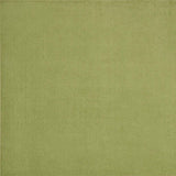5' X 5' Green Square Non Skid Indoor Outdoor Area Rug - Homeroots - Flyclothing LLC