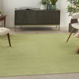 5' X 5' Green Square Non Skid Indoor Outdoor Area Rug - Homeroots - Flyclothing LLC