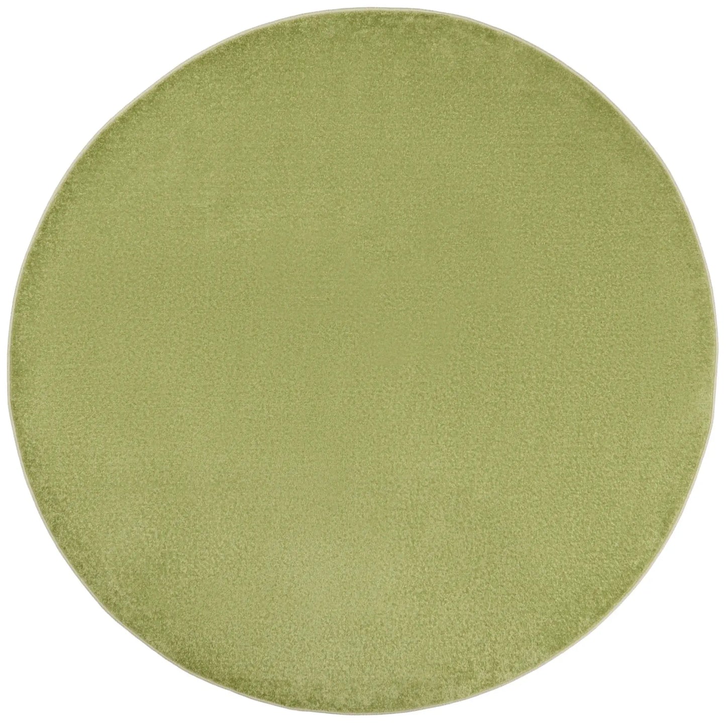 6' X 6' Green Round Non Skid Indoor Outdoor Area Rug - Homeroots - Flyclothing LLC
