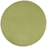 6' X 6' Green Round Non Skid Indoor Outdoor Area Rug - Homeroots - Flyclothing LLC