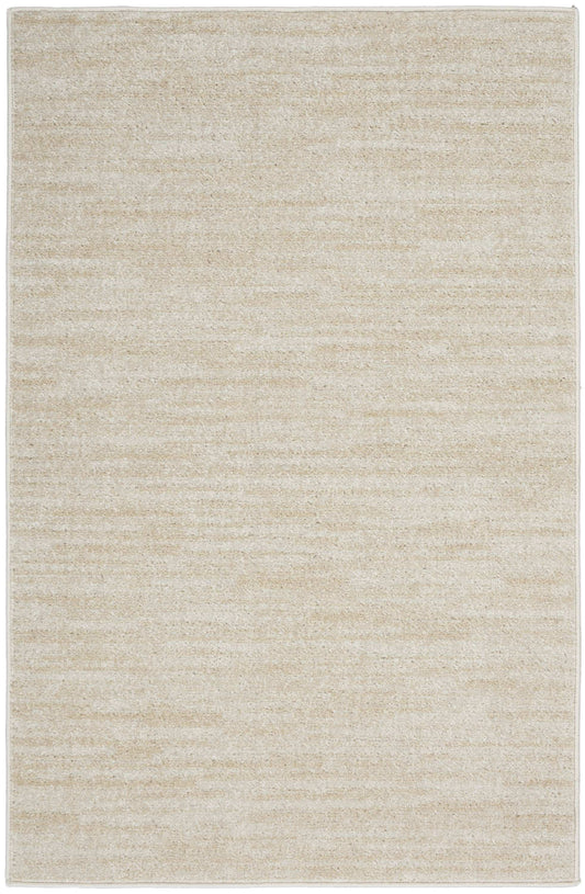 2' X 4' Ivory And Beige Non Skid Indoor Outdoor Runner Rug - Homeroots - Flyclothing LLC
