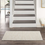 2' X 4' Ivory And Beige Non Skid Indoor Outdoor Runner Rug - Homeroots - Flyclothing LLC