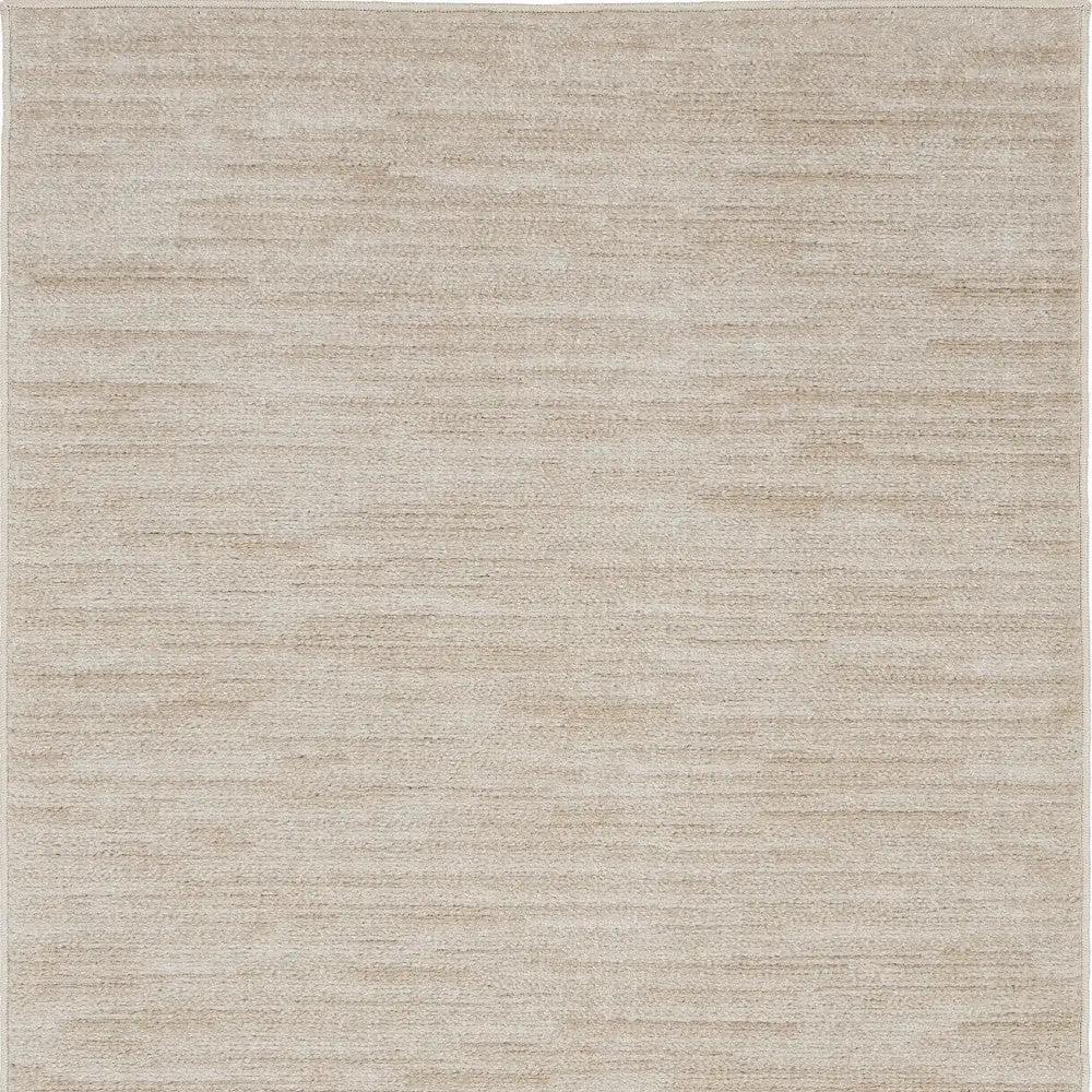 3' X 5' Ivory And Beige Non Skid Indoor Outdoor Area Rug - Homeroots