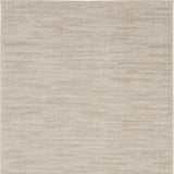 3' X 5' Ivory And Beige Non Skid Indoor Outdoor Area Rug - Homeroots