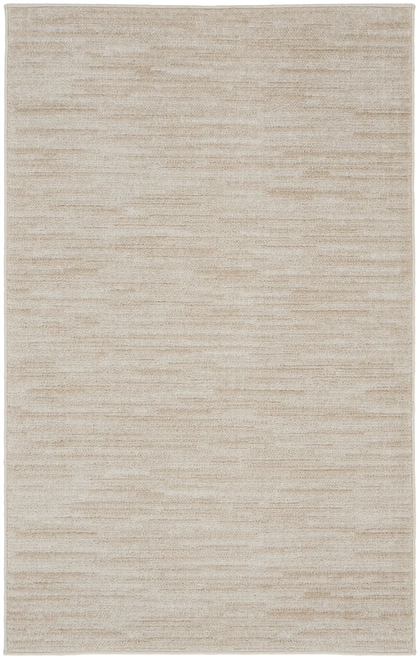 3' X 5' Ivory And Beige Non Skid Indoor Outdoor Area Rug - Homeroots - Flyclothing LLC