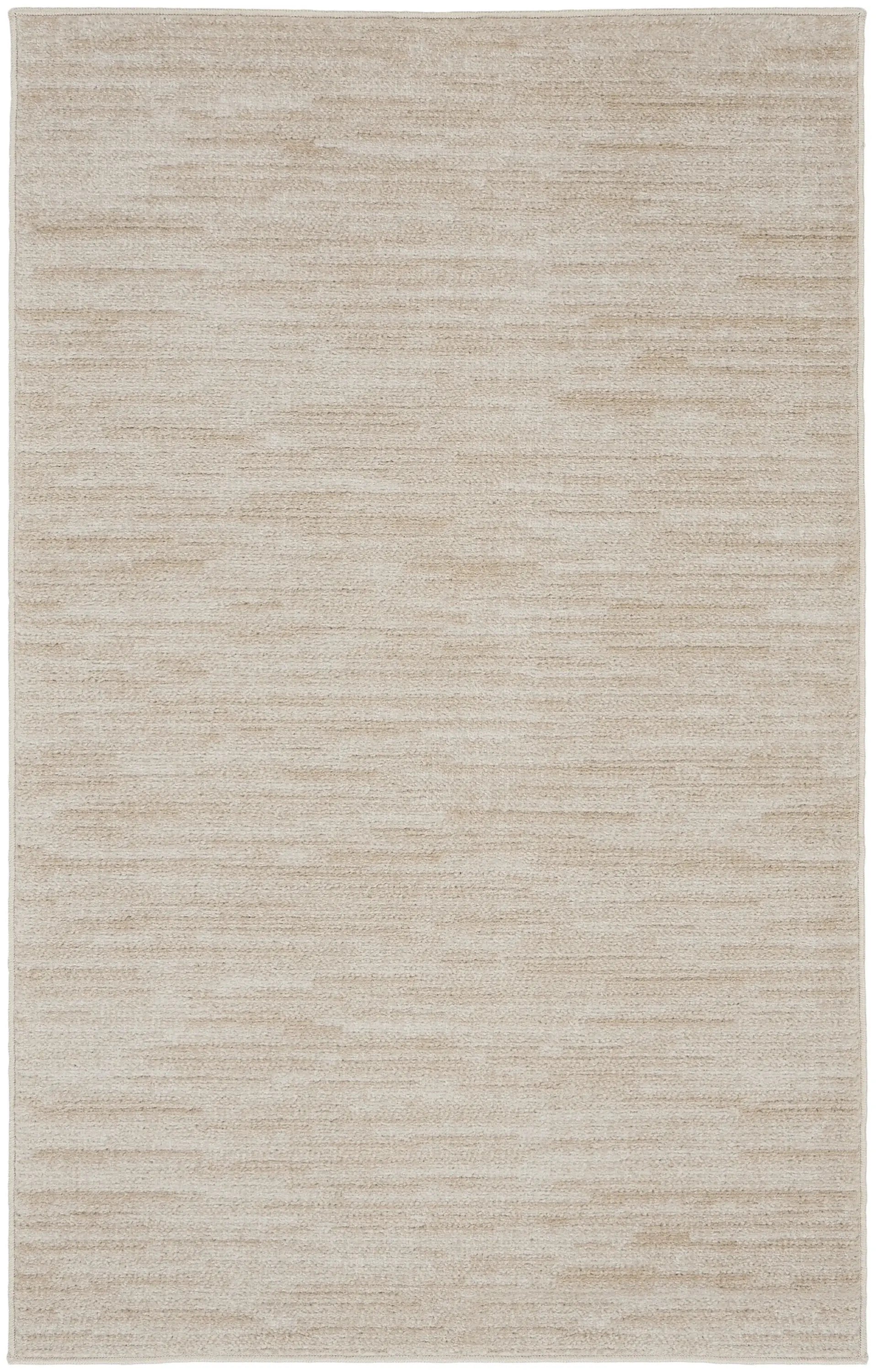 3' X 5' Ivory And Beige Non Skid Indoor Outdoor Area Rug - Homeroots - Flyclothing LLC