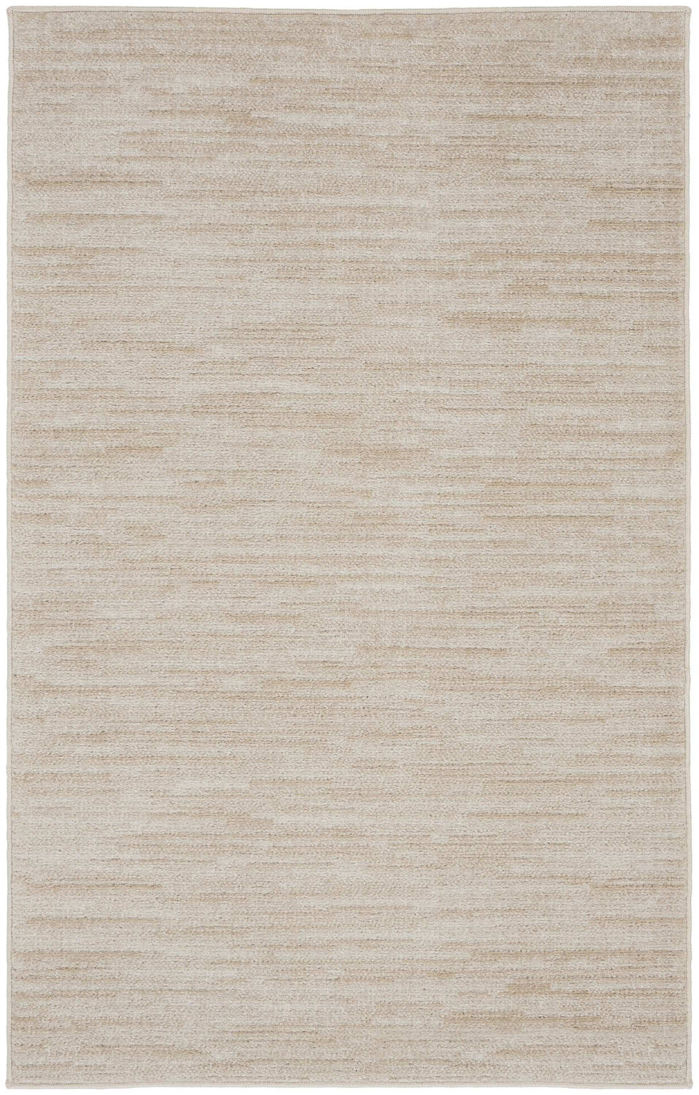 3' X 5' Ivory And Beige Non Skid Indoor Outdoor Area Rug - Homeroots - Flyclothing LLC
