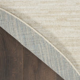 4' X 4' Ivory And Beige Round Non Skid Indoor Outdoor Area Rug - Homeroots - Flyclothing LLC