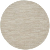 4' X 4' Ivory And Beige Round Non Skid Indoor Outdoor Area Rug - Homeroots - Flyclothing LLC
