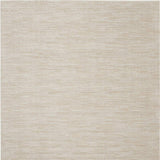 5' X 5' Ivory And Beige Square Non Skid Indoor Outdoor Area Rug - Homeroots - Flyclothing LLC