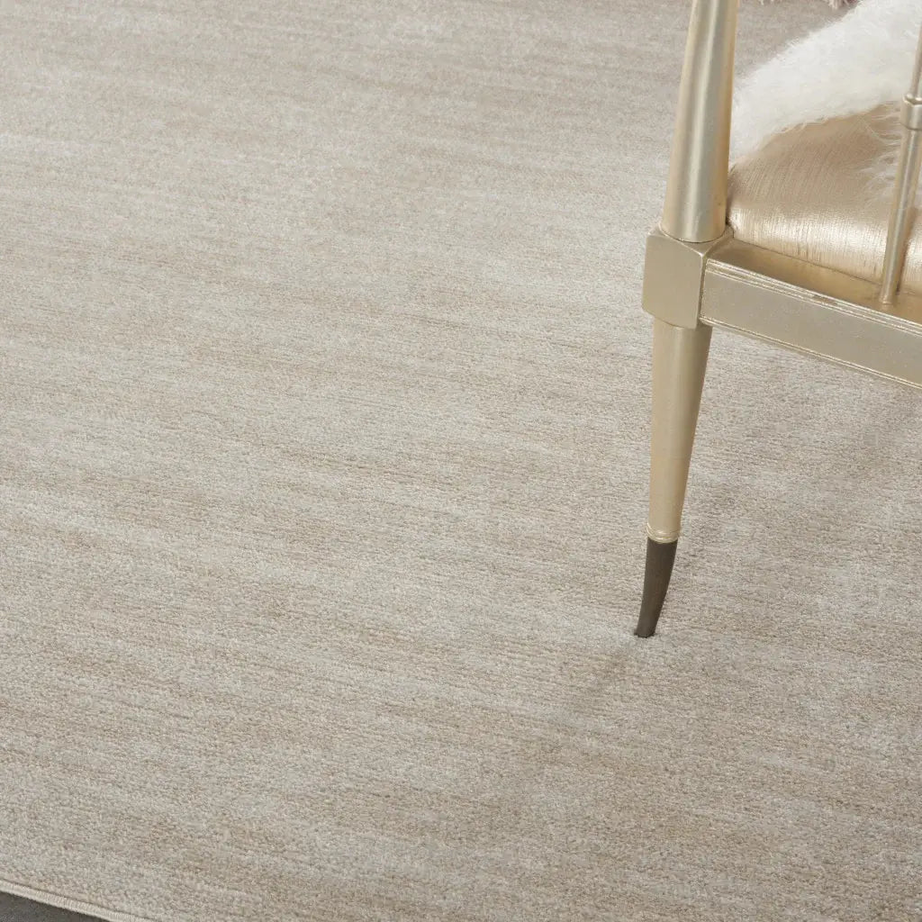 5' X 5' Ivory And Beige Square Non Skid Indoor Outdoor Area Rug - Homeroots - Flyclothing LLC