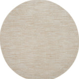 6' X 6' Ivory And Beige Round Non Skid Indoor Outdoor Area Rug - Homeroots