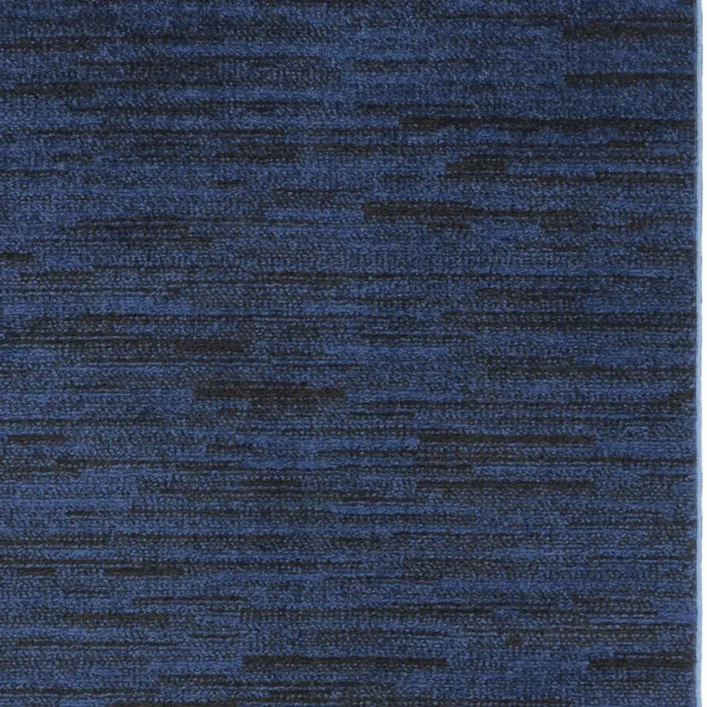 3' X 5' Midnight Blue Non Skid Indoor Outdoor Area Rug - Homeroots - Flyclothing LLC