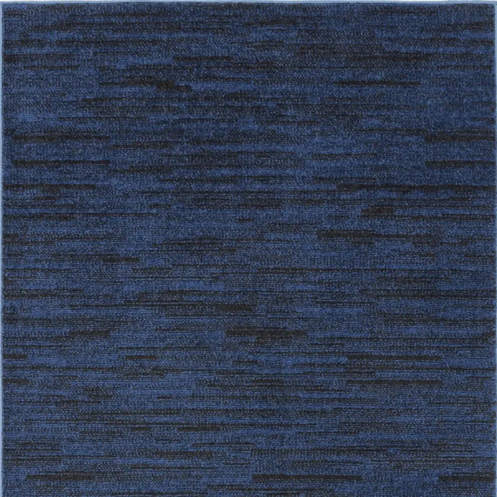 3' X 5' Midnight Blue Non Skid Indoor Outdoor Area Rug - Homeroots - Flyclothing LLC