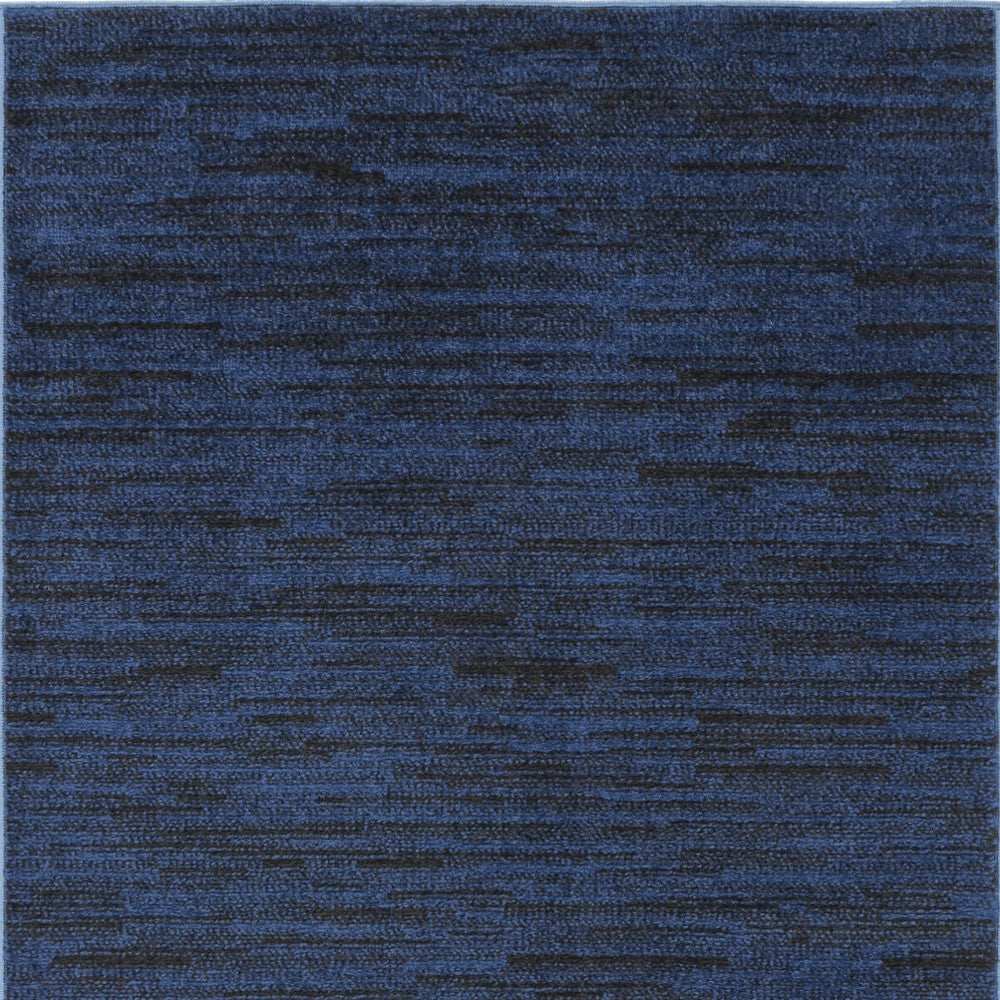 3' X 5' Midnight Blue Non Skid Indoor Outdoor Area Rug - Homeroots - Flyclothing LLC