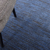 6' X 6' Midnight Blue Round Non Skid Indoor Outdoor Area Rug - Homeroots - Flyclothing LLC