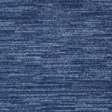 2' X 4' Navy Blue Non Skid Indoor Outdoor Runner Rug - Homeroots