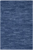 2' X 4' Navy Blue Non Skid Indoor Outdoor Runner Rug - Homeroots