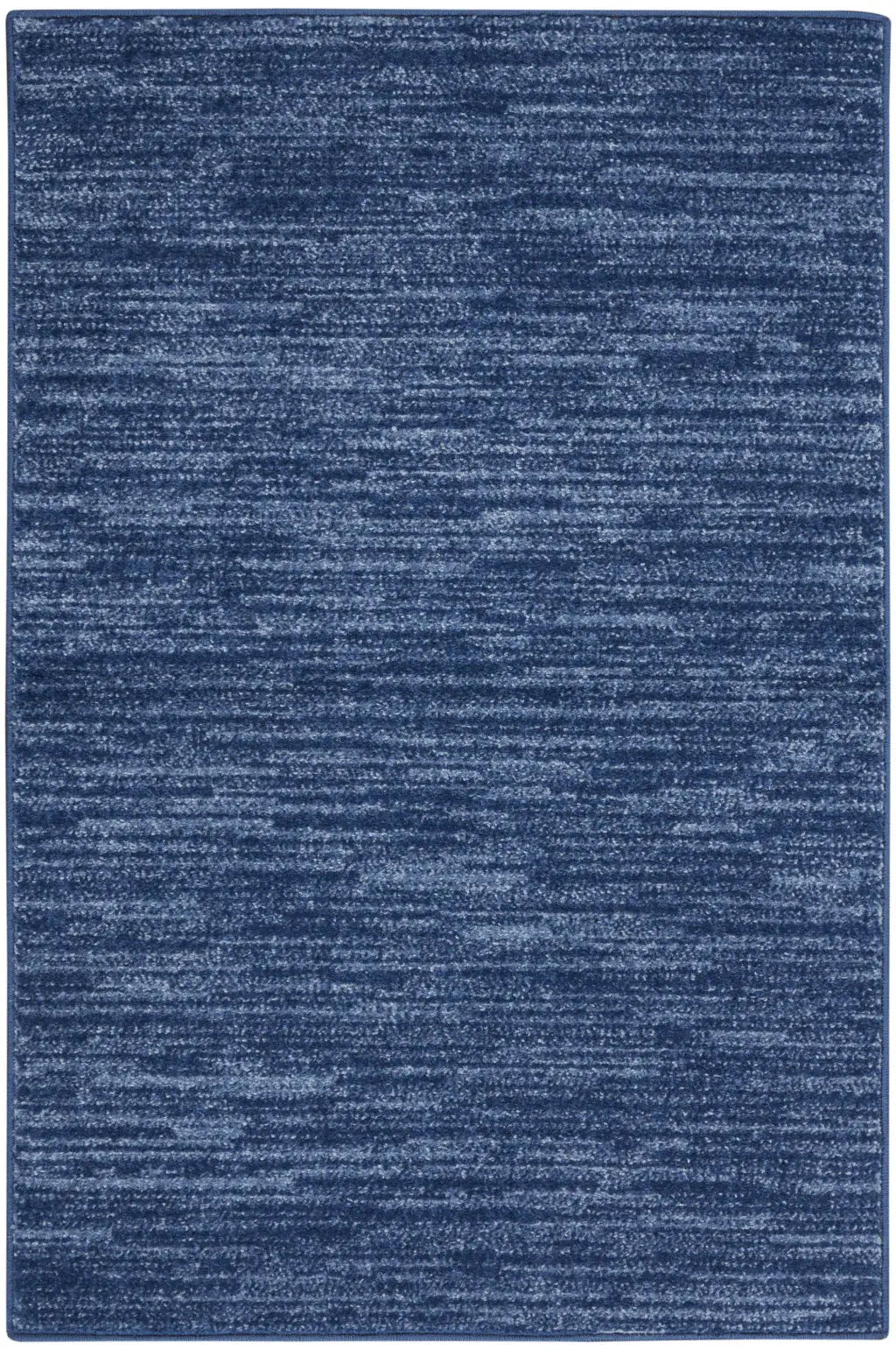 2' X 4' Navy Blue Non Skid Indoor Outdoor Runner Rug - Homeroots - Flyclothing LLC