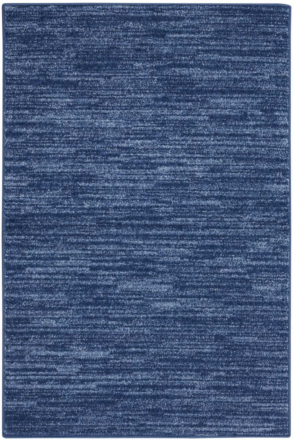 2' X 4' Navy Blue Non Skid Indoor Outdoor Runner Rug - Homeroots - Flyclothing LLC