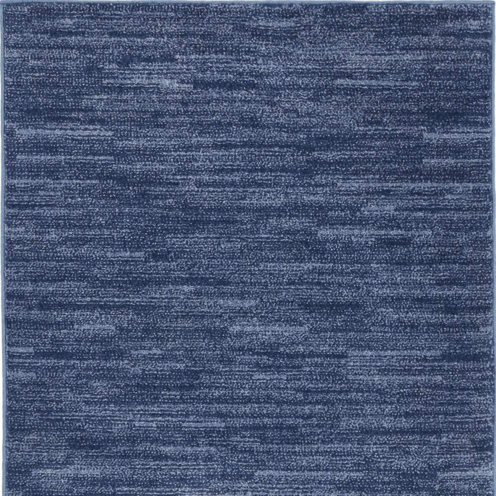 3' X 5' Navy Blue Non Skid Indoor Outdoor Area Rug - Homeroots - Flyclothing LLC