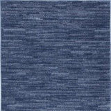 3' X 5' Navy Blue Non Skid Indoor Outdoor Area Rug - Homeroots