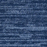3' X 5' Navy Blue Non Skid Indoor Outdoor Area Rug - Homeroots - Flyclothing LLC