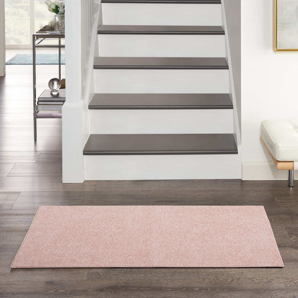 2' X 4' Pink Non Skid Indoor Outdoor Runner Rug - Homeroots - Flyclothing LLC