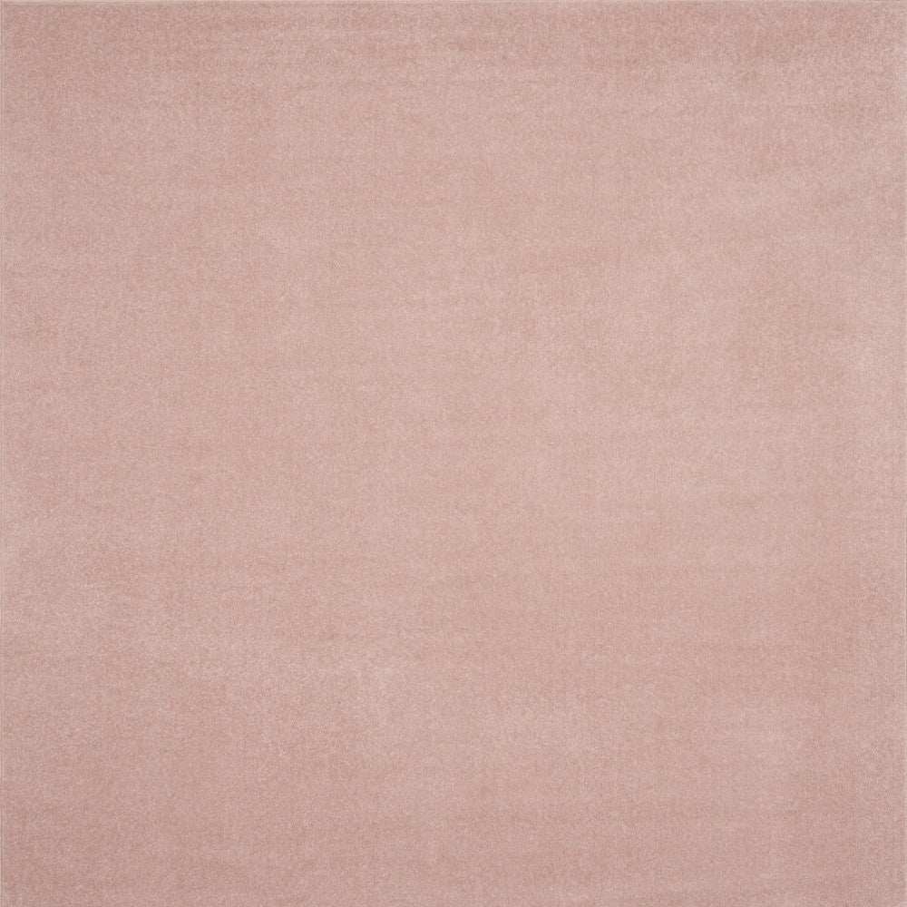 5' X 5' Pink Square Non Skid Indoor Outdoor Area Rug - Homeroots - Flyclothing LLC