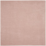 5' X 5' Pink Square Non Skid Indoor Outdoor Area Rug