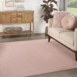 5' X 5' Pink Square Non Skid Indoor Outdoor Area Rug - Homeroots - Flyclothing LLC
