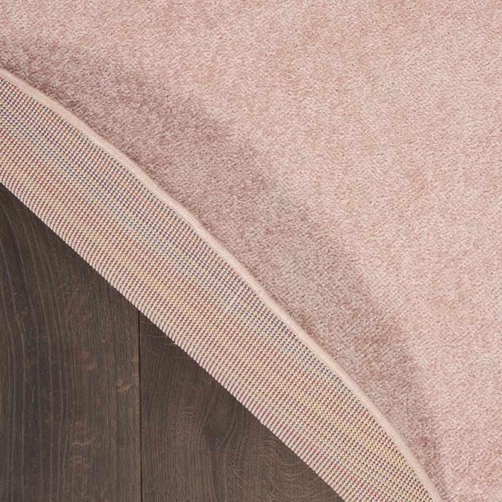 6' X 6' Pink Round Non Skid Indoor Outdoor Area Rug - Homeroots - Flyclothing LLC