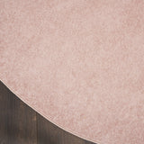 6' X 6' Pink Round Non Skid Indoor Outdoor Area Rug - Homeroots