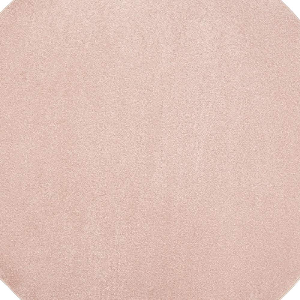 6' X 6' Pink Round Non Skid Indoor Outdoor Area Rug - Homeroots - Flyclothing LLC