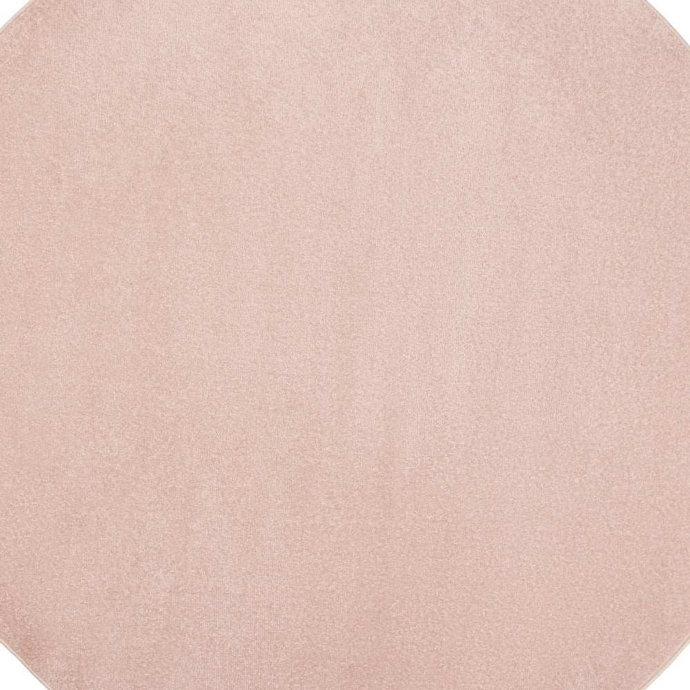6' X 6' Pink Round Non Skid Indoor Outdoor Area Rug - Homeroots - Flyclothing LLC