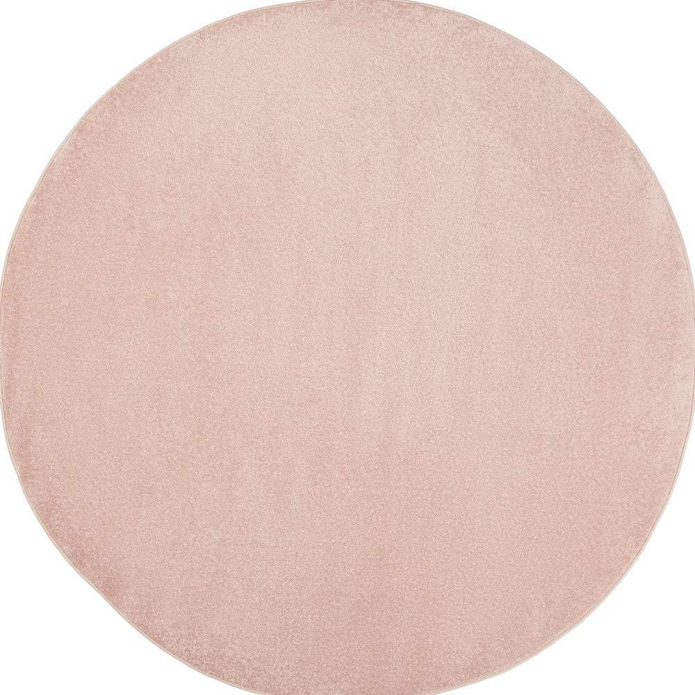 6' X 6' Pink Round Non Skid Indoor Outdoor Area Rug - Homeroots - Flyclothing LLC