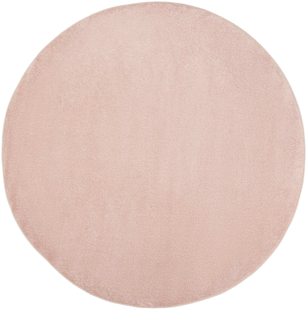 6' X 6' Pink Round Non Skid Indoor Outdoor Area Rug - Homeroots - Flyclothing LLC