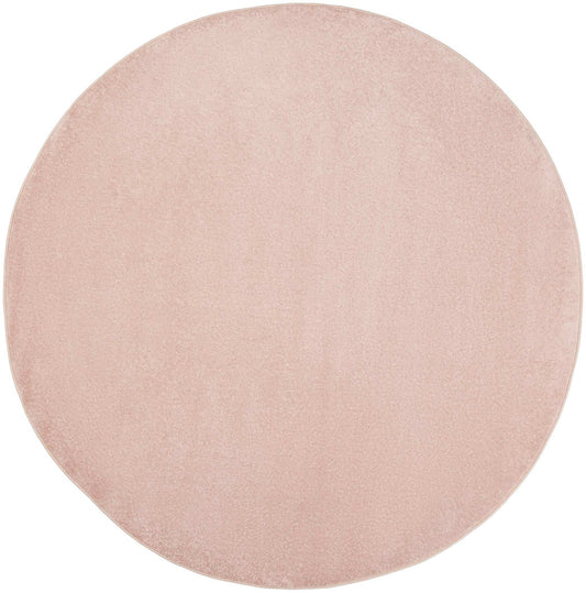 6' X 6' Pink Round Non Skid Indoor Outdoor Area Rug - Homeroots - Flyclothing LLC