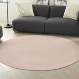 6' X 6' Pink Round Non Skid Indoor Outdoor Area Rug - Homeroots - Flyclothing LLC
