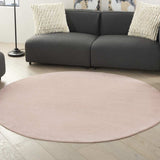 6' X 6' Pink Round Non Skid Indoor Outdoor Area Rug - Homeroots - Flyclothing LLC