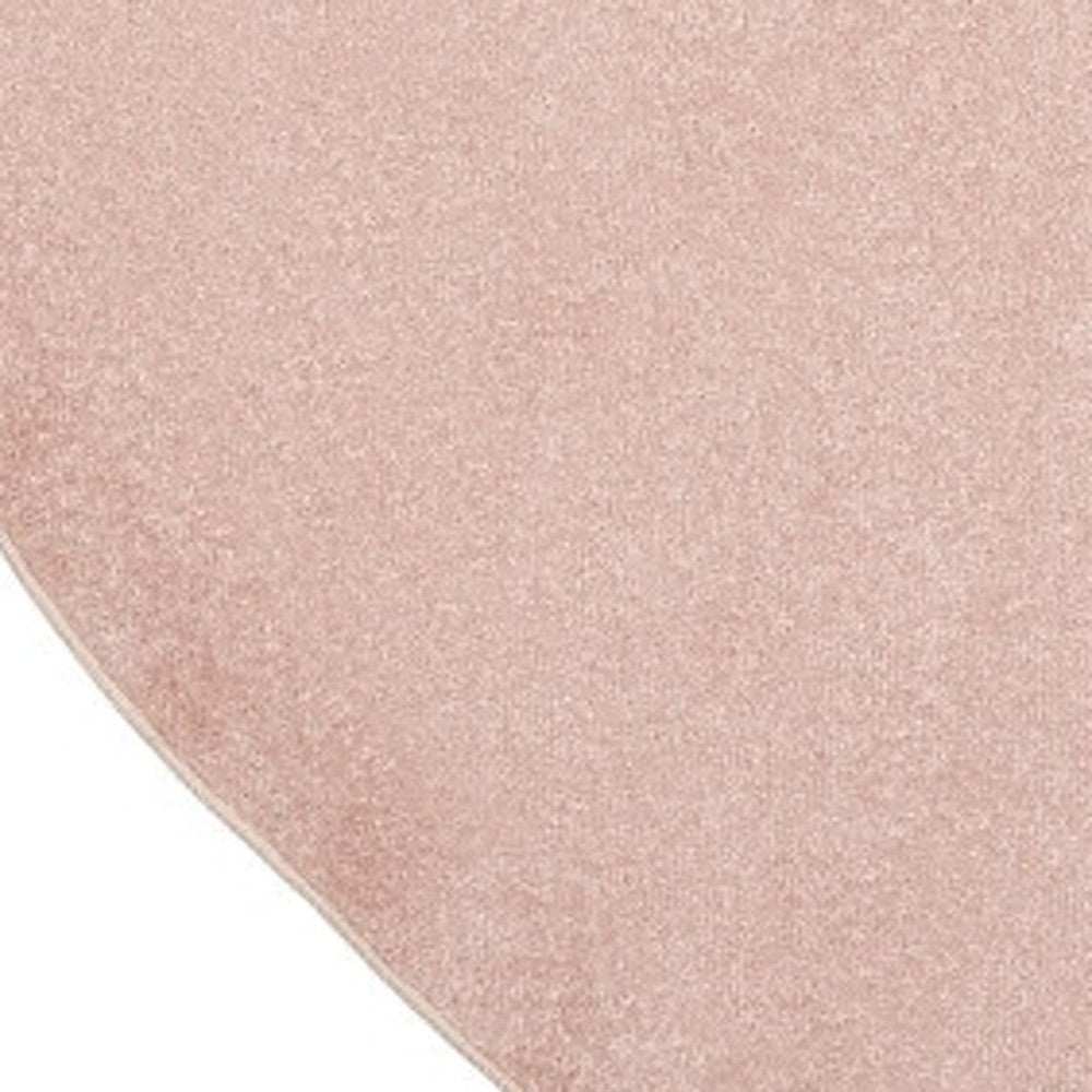 6' X 6' Pink Round Non Skid Indoor Outdoor Area Rug - Homeroots - Flyclothing LLC