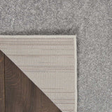 2' X 4' Silver Grey Non Skid Indoor Outdoor Runner Rug - Homeroots - Flyclothing LLC