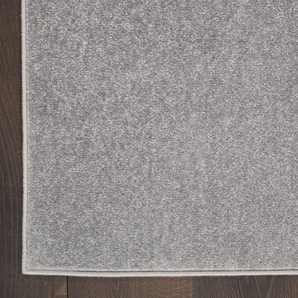 2' X 4' Silver Grey Non Skid Indoor Outdoor Runner Rug - Homeroots - Flyclothing LLC