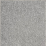 2' X 4' Silver Grey Non Skid Indoor Outdoor Runner Rug - Homeroots